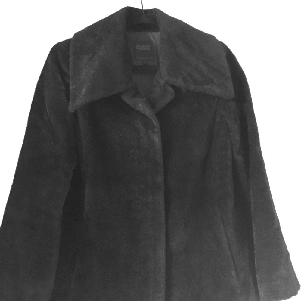Alpaca fabric, classic bell sleeve car coat.